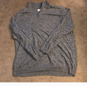 Hawker RYE Cotton Casmere 1/4 Zip Pullover Sweater
